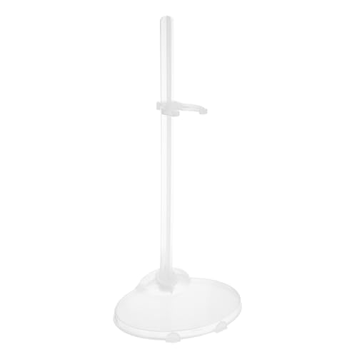 PHENOFICE 12 Stück Puppenständer Actionfiguren Displayhalter Figurenhalter Actionfigurenständer Spielzeugfigurenständer Kunststoff Actionfiguren Displaysockel Figurenständer Mannequin von PHENOFICE
