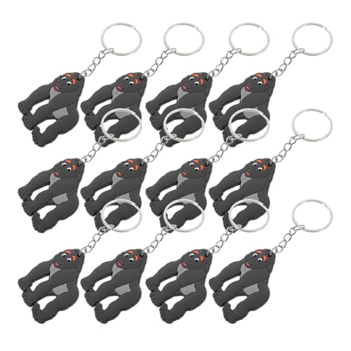 PHENOFICE 12Stücke Gorilla Schlüsselanhänger Niedliche Partydekoration für Stilvolle Anhänger für Taschen und Schlüsselbund von PHENOFICE