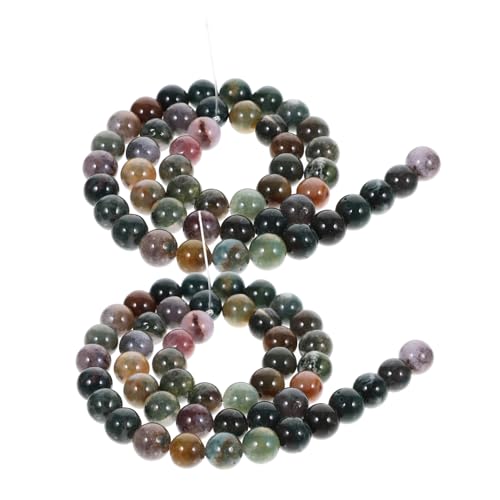 PHENOFICE 2 Perlenketten Für Die Herstellung Von Halsketten, Lose Perlen, Lose Perlen, Abstandshalter, Achatperlen, Achat, Natursteinperlen, Naturperlen, Lose Perlen Für Armbänder, DIY PHENOFICE 2 Perlenketten Für Die Herstellung Von Halsketten, Lose Perlen, Lose Perlen, Abstandshalter, Achatperlen, Achat, Natursteinperlen, Naturperlen, Lose Perlen Für Armbänder, DIY von PHENOFICE