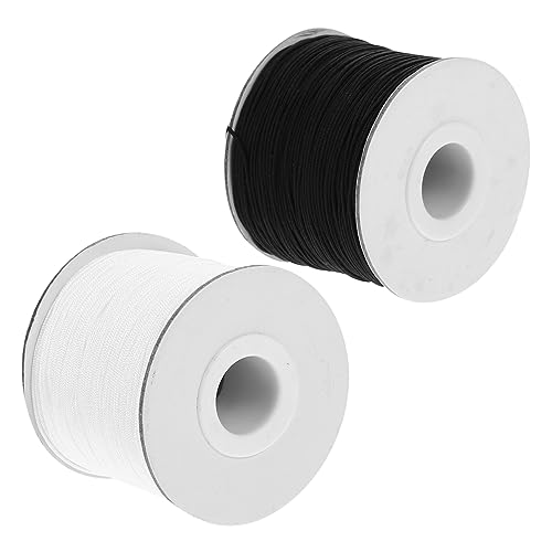 PHENOFICE 2 Rollen Armband Perlenschnüre, Fäden, Perlenfaden, Geflochtene Kordel Zur Schmuckherstellung, Kordel Zur Schmuckherstellung, Armbandherstellung, Seile, Halsketten, Armbandkordel von PHENOFICE