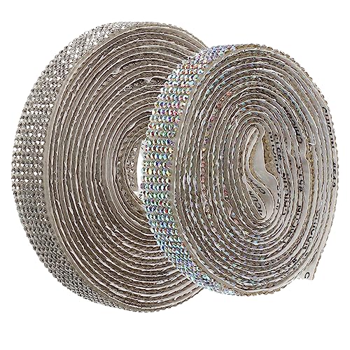 PHENOFICE 2 Rollen Crystal Hot Diamond Diamantgürtel Bling Strassband Kleidungszubehör Diamantband Basteln Strassdekor Strassband Zum Basteln Kostüm Strassdekor PHENOFICE 2 Rollen Crystal Hot Diamond Diamantgürtel Bling Strassband Kleidungszubehör Diamantband Basteln Strassdekor Strassband Zum Basteln Kostüm Strassdekor von PHENOFICE
