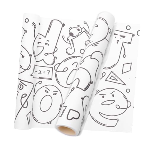 PHENOFICE 2 Rollen Graffiti-Schriftrolle für Kinder große ausmalbilder für die wand Wandmalerei-Plakat Ausmalposter für Kinder Malbuch Kinder DIY-Graffiti-Poster großes Plakatpapier PHENOFICE 2 Rollen Graffiti-Schriftrolle für Kinder große ausmalbilder für die wand Wandmalerei-Plakat Ausmalposter für Kinder Malbuch Kinder DIY-Graffiti-Poster großes Plakatpapier von PHENOFICE
