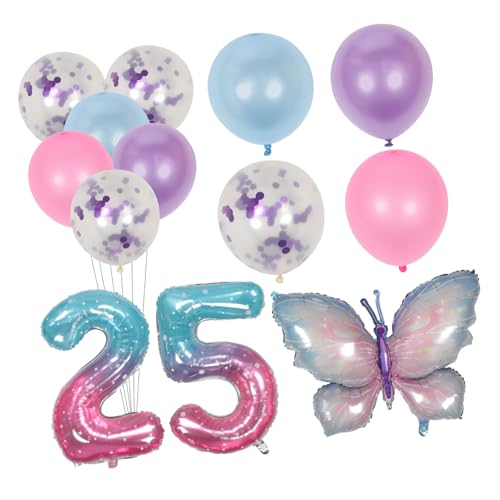 PHENOFICE 2 Sets Schmetterlingsballon Set, Luftballons, Dekoration, Geburtstagsparty Luftballons, Aluminiumfolien Ballon Kit, Geburtstagsdeko, Luftballons, Geburtstagsballons, Folienballons PHENOFICE 2 Sets Schmetterlingsballon Set, Luftballons, Dekoration, Geburtstagsparty Luftballons, Aluminiumfolien Ballon Kit, Geburtstagsdeko, Luftballons, Geburtstagsballons, Folienballons von PHENOFICE