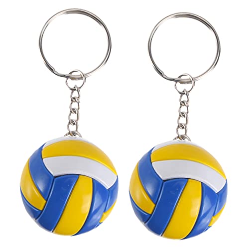 PHENOFICE 2 Stück Volleyball Schlüsselanhänger, Kompakter Taschenanhänger, Kindertaschenanhänger, Kompakter Schlüsselanhänger, Hängender Taschenanhänger, Taschenzubehör, Multifunktionaler PHENOFICE 2 Stück Volleyball Schlüsselanhänger, Kompakter Taschenanhänger, Kindertaschenanhänger, Kompakter Schlüsselanhänger, Hängender Taschenanhänger, Taschenzubehör, Multifunktionaler von PHENOFICE