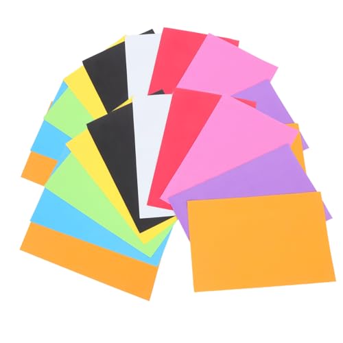 PHENOFICE 20 Blatt Bunte Schwamm Papiere Farben Robuste Diy Bastelblätter zum Schneiden Dekorieren Geschenkverpackung Scrapbooking Partydeko Vielseitiges Bastelmaterial von PHENOFICE