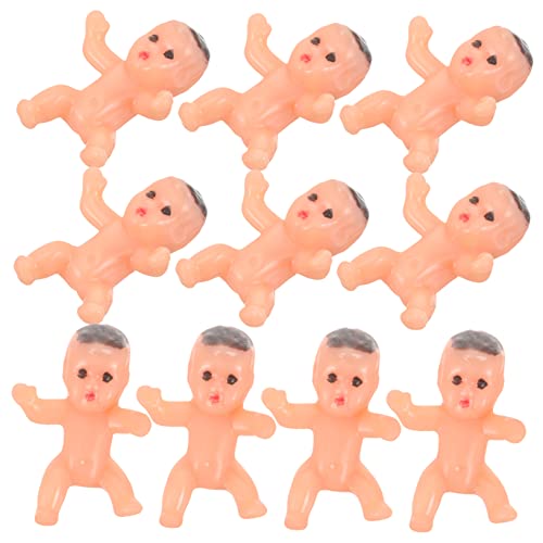 PHENOFICE 20 Stück Engelpuppen, Miniatur Babys Aus Kunststoff, Mini Babys, Modelldekoration, Kleine Partygeschenke, Babyparty Requisiten, Mini Babyspielzeug, Partyzubehör, Babymodelle Aus von PHENOFICE