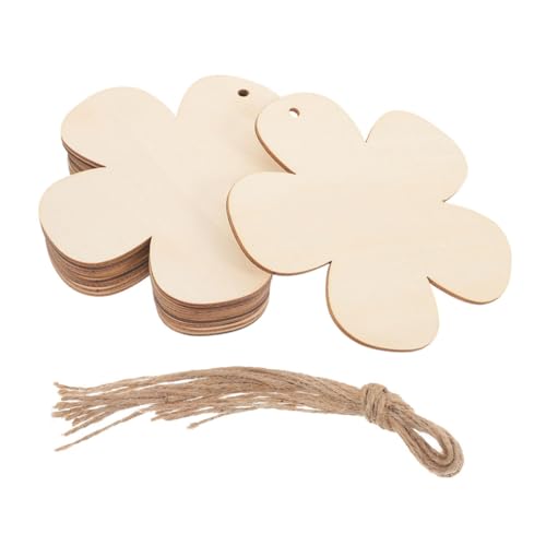 PHENOFICE 20 Stück Unbehandelte Holzblüten für Bastelprojekte Leere Holzschnitte zum Malen für Handgemachte Dekorationen PHENOFICE 20 Stück Unbehandelte Holzblüten für Bastelprojekte Leere Holzschnitte zum Malen für Handgemachte Dekorationen von PHENOFICE