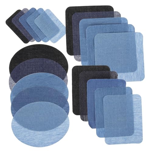 PHENOFICE 20 Teiliges Patch Denim Reparaturset, Denim Dekorationen PHENOFICE 20 Teiliges Patch Denim Reparaturset, Denim Dekorationen von PHENOFICE