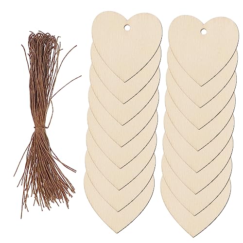 PHENOFICE 200 Stück Liebesanhänger, Anhänger, DIY Zubehör, Unbehandelte Holzscheiben, Blanke Holzspäne, Herz Holzscheibe, DIY Zubehör, DIY Holzspäne, DIY Bastelmaterial, Holzherz Anhänger, PHENOFICE 200 Stück Liebesanhänger, Anhänger, DIY Zubehör, Unbehandelte Holzscheiben, Blanke Holzspäne, Herz Holzscheibe, DIY Zubehör, DIY Holzspäne, DIY Bastelmaterial, Holzherz Anhänger, von PHENOFICE