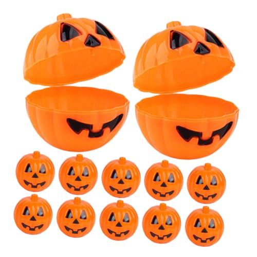 PHENOFICE 24 Stück Kürbis Halloween Spielzeug, Schreibtisch Dekoration, Trick Or Treat Halter, Befüllbarer Kürbisbehälter, Süßigkeitenhalter, Party Bonbonglas, Befüllbare Kürbis Streich PHENOFICE 24 Stück Kürbis Halloween Spielzeug, Schreibtisch Dekoration, Trick Or Treat Halter, Befüllbarer Kürbisbehälter, Süßigkeitenhalter, Party Bonbonglas, Befüllbare Kürbis Streich von PHENOFICE