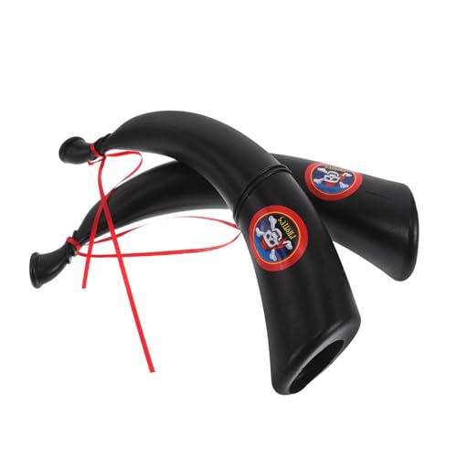 PHENOFICE 2st Halloween-piratenhorn Cosplay-zubehör Pirat Bläst Horn Cosplay-requisiten Piratenparty-tools Piraten-cosplay-kostüm-requisite Piraten-cosplay-horn Stütze Leistung Plastik Black PHENOFICE 2st Halloween-piratenhorn Cosplay-zubehör Pirat Bläst Horn Cosplay-requisiten Piratenparty-tools Piraten-cosplay-kostüm-requisite Piraten-cosplay-horn Stütze Leistung Plastik Black von PHENOFICE