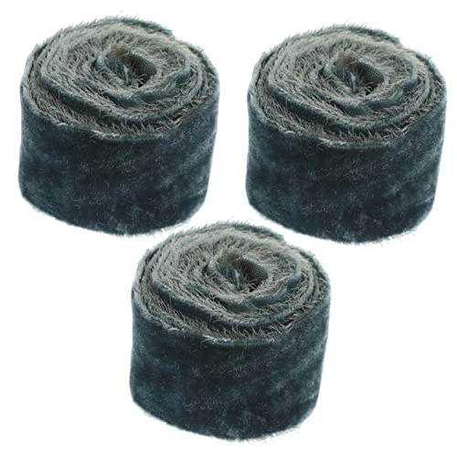PHENOFICE 3 Rollen Reißsamtband Polyester Strickbänder Dekoratives Geschenkband Valentinstagsbänder Zum Basteln Band Für Blumensträuße Polyesterband Für Hochzeitssträuße Hochzeitsband PHENOFICE 3 Rollen Reißsamtband Polyester Strickbänder Dekoratives Geschenkband Valentinstagsbänder Zum Basteln Band Für Blumensträuße Polyesterband Für Hochzeitssträuße Hochzeitsband von PHENOFICE