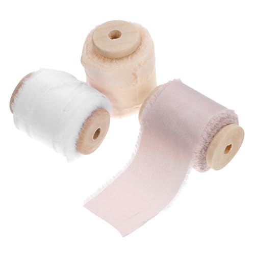 PHENOFICE 3 Rollen Satinband Breites Band Wickelband Geschenkband Valentinstagsband Blumenstraußband Deko Fransenbänder Blumenband Dekobänder Für Blumensträuße PHENOFICE 3 Rollen Satinband Breites Band Wickelband Geschenkband Valentinstagsband Blumenstraußband Deko Fransenbänder Blumenband Dekobänder Für Blumensträuße von PHENOFICE