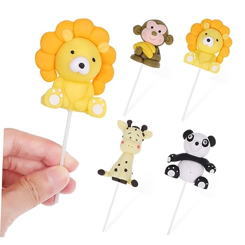 PHENOFICE 4 Stück Kucheneinsatz Kuh-cupcake-topper Cupcake Topper Zum Geburtstag Kuchen Verzieren Tiere Kuchendekoration Schokoladenkuchen Auswählen Kuchendeckel Babyparty Affen- Pvc PHENOFICE 4 Stück Kucheneinsatz Kuh-cupcake-topper Cupcake Topper Zum Geburtstag Kuchen Verzieren Tiere Kuchendekoration Schokoladenkuchen Auswählen Kuchendeckel Babyparty Affen- Pvc von PHENOFICE