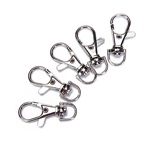 PHENOFICE 40 Stck Lobster Clasp Hook Set Teiliges Set Langlebigen Metall Schnappverschlüssen Silber für Schlüsselanhänger Hundeleinen DIY Projekte und Mehr PHENOFICE 40 Stck Lobster Clasp Hook Set Teiliges Set Langlebigen Metall Schnappverschlüssen Silber für Schlüsselanhänger Hundeleinen DIY Projekte und Mehr von PHENOFICE
