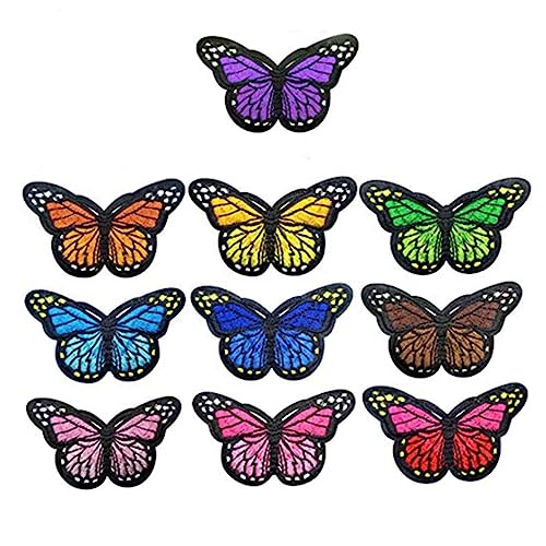 PHENOFICE 40Stücke Schmetterling Stickerei Patches DIY Aufkleber für Kleidung Handgefertigte Applique für Projekte für Einfache Reparaturen und Dekorative Gestaltung PHENOFICE 40Stücke Schmetterling Stickerei Patches DIY Aufkleber für Kleidung Handgefertigte Applique für Projekte für Einfache Reparaturen und Dekorative Gestaltung von PHENOFICE
