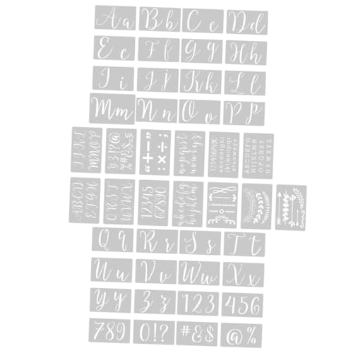 PHENOFICE Malerei Schablonen 45 Stück Englische Alphabet Vorlage Schablonenpapier Dekorative Graffiti Schablonen Leinwandpapier 26 Buchstaben Schablonen DIY Schablonen Neuartige Malvorlagen PHENOFICE Malerei Schablonen 45 Stück Englische Alphabet Vorlage Schablonenpapier Dekorative Graffiti Schablonen Leinwandpapier 26 Buchstaben Schablonen DIY Schablonen Neuartige Malvorlagen von PHENOFICE