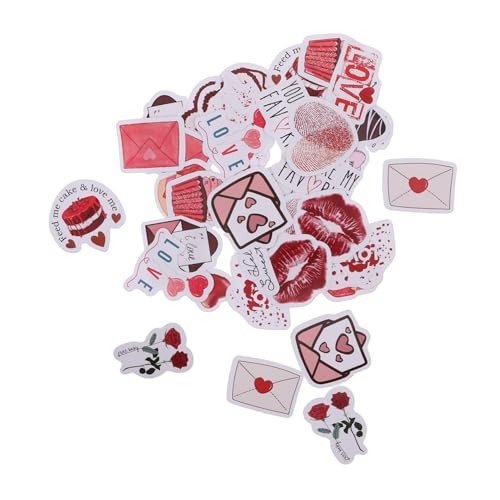 PHENOFICE 46 Stücke Herz Aufkleber Für Sammelalbum Liebe Dekorationen Valentinstag Klebstoff Scrapbooking Aufkleber Kit PHENOFICE 46 Stücke Herz Aufkleber Für Sammelalbum Liebe Dekorationen Valentinstag Klebstoff Scrapbooking Aufkleber Kit von PHENOFICE