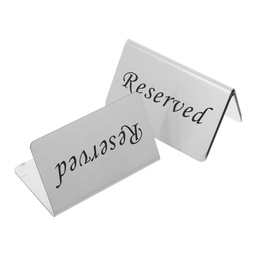 PHENOFICE Tischkarten – 4 Stück – Schild „reserviert“ – Für Themenpartys Bankette Kirchliche Veranstaltungen PHENOFICE Tischkarten – 4 Stück – Schild „reserviert“ – Für Themenpartys Bankette Kirchliche Veranstaltungen von PHENOFICE
