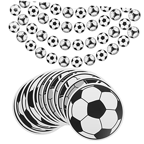PHENOFICE 5 Sets Fußballflaggen, Fußballbanner, Fußballparty Dekorationen, Partyzubehör, Fußball Hintergrund, Sportparty Dekorationen, Fußball Dekorationen, Geburtstagsbanner, Fußball PHENOFICE 5 Sets Fußballflaggen, Fußballbanner, Fußballparty Dekorationen, Partyzubehör, Fußball Hintergrund, Sportparty Dekorationen, Fußball Dekorationen, Geburtstagsbanner, Fußball von PHENOFICE
