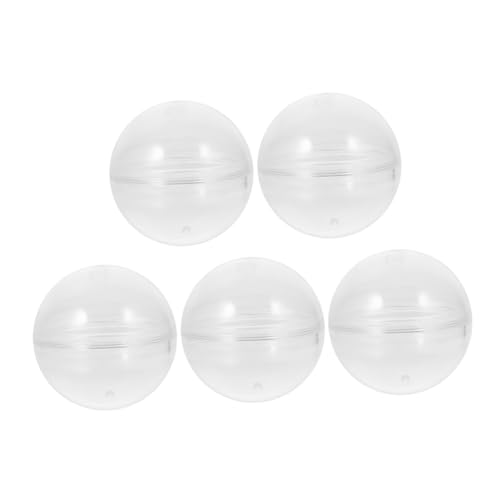 PHENOFICE 5 Stück Hochtransparente, Behandschuhte Schalenverpackungsbälle, Befüllbare Behälter, Verkaufsautomatenkapseln Für Kinder, Durchsichtige Kapseln, Befüllbare Leere Bälle, PHENOFICE 5 Stück Hochtransparente, Behandschuhte Schalenverpackungsbälle, Befüllbare Behälter, Verkaufsautomatenkapseln Für Kinder, Durchsichtige Kapseln, Befüllbare Leere Bälle, von PHENOFICE