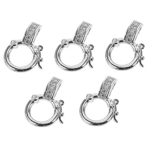 PHENOFICE 5 Stück Konvertierungsschnalle Für Halsketten, Zarte Schmuckverschlüsse, Metallverschlüsse, Kleine Armbandverschlüsse, Zarte Armbandkonverter, Schmuckschnallen, PHENOFICE 5 Stück Konvertierungsschnalle Für Halsketten, Zarte Schmuckverschlüsse, Metallverschlüsse, Kleine Armbandverschlüsse, Zarte Armbandkonverter, Schmuckschnallen, von PHENOFICE