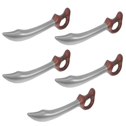 PHENOFICE Aufblasbare Piratenschwerter Halloween Piratenparty Zubehör Cosplay Requisiten Für Kinder Geburtstagsfeiern von PHENOFICE