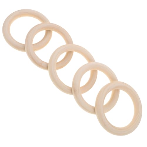 PHENOFICE 5 Stück Unfertige Holzringe 100 Mm Holzringe Für DIY Projekte – Naturholzkreise Für Makramee Schmuck Bastelbedarf PHENOFICE 5 Stück Unfertige Holzringe 100 Mm Holzringe Für DIY Projekte – Naturholzkreise Für Makramee Schmuck Bastelbedarf von PHENOFICE