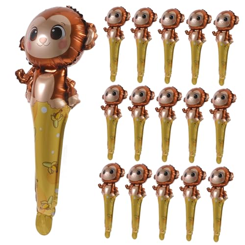 PHENOFICE 50 Stück Affen Ballon Jubelstäbe, Aufblasbare Stäbe, Geräuschmacher, Requisiten Für Sportveranstaltungen, Klatschen, Krachmacher, Cheerleading Stöcke, Konzert Krachmacher, Party PHENOFICE 50 Stück Affen Ballon Jubelstäbe, Aufblasbare Stäbe, Geräuschmacher, Requisiten Für Sportveranstaltungen, Klatschen, Krachmacher, Cheerleading Stöcke, Konzert Krachmacher, Party von PHENOFICE