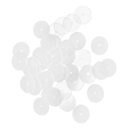 PHENOFICE 50Stücke Transparente Ohrring Verschlüsse Weiche Druck Pads für Ohrschmuck Multifunktionale Stützpolster für Ohrringe und Mehr Langlebig und Bequem von PHENOFICE