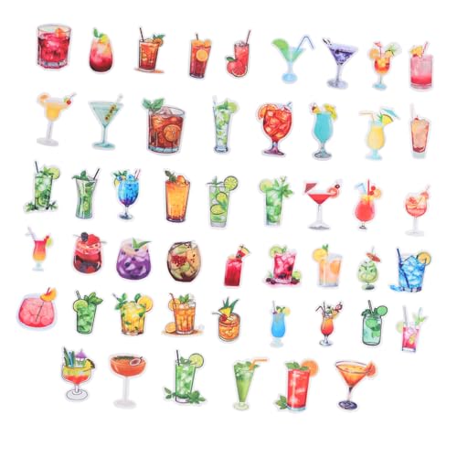 PHENOFICE 50stücke Cocktail Aufkleber Für DIY Dekorative Wasserflaschen Und Gläser Aufkleber Kreative Scrapbooking Sticker Für Persönliche Gestaltung Und Dekoration PHENOFICE 50stücke Cocktail Aufkleber Für DIY Dekorative Wasserflaschen Und Gläser Aufkleber Kreative Scrapbooking Sticker Für Persönliche Gestaltung Und Dekoration von PHENOFICE
