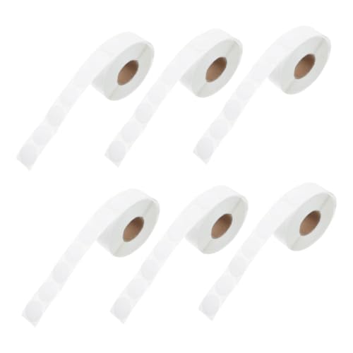 PHENOFICE 6 Rollen Selbstklebende Runde Aufkleber Kleine Bunte Klebepunkte Beschriften Markieren Organisieren Für Büro Zuhause Klassenzimmer Etiketten Pro Rolle PHENOFICE 6 Rollen Selbstklebende Runde Aufkleber Kleine Bunte Klebepunkte Beschriften Markieren Organisieren Für Büro Zuhause Klassenzimmer Etiketten Pro Rolle von PHENOFICE
