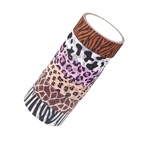 PHENOFICE 6 Rollen Tiermuster Washi Tape Dekoratives Klebeband für Scrapbooking DIY Handwerk Geschenkpapiere Tierdrucke Einfach Abreißbar Stark Haftend ohne Rückstände PHENOFICE 6 Rollen Tiermuster Washi Tape Dekoratives Klebeband für Scrapbooking DIY Handwerk Geschenkpapiere Tierdrucke Einfach Abreißbar Stark Haftend ohne Rückstände von PHENOFICE