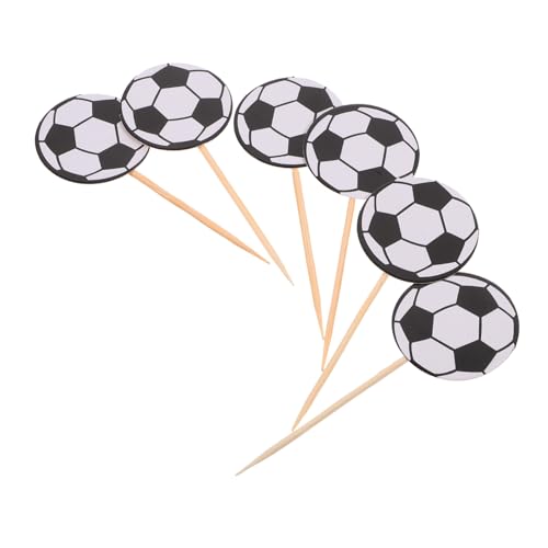 PHENOFICE 60 Stück Fußball Kucheneinsätze Mit Sportmotiven, Kuchendekorationen, Partygeschenk, Geburtstagskuchenaufsatz, Party Dessert Aufsätze, Kuchen Cupcake Aufsätze, Fußball Party PHENOFICE 60 Stück Fußball Kucheneinsätze Mit Sportmotiven, Kuchendekorationen, Partygeschenk, Geburtstagskuchenaufsatz, Party Dessert Aufsätze, Kuchen Cupcake Aufsätze, Fußball Party von PHENOFICE