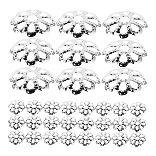 PHENOFICE 600 Stück Diy Schmuckzubehör Blumenperlen Kappen Hohle Spacer für Armbänder und Ohrringe Langlebig und Vielseitig Einsetzbar PHENOFICE 600 Stück Diy Schmuckzubehör Blumenperlen Kappen Hohle Spacer für Armbänder und Ohrringe Langlebig und Vielseitig Einsetzbar von PHENOFICE