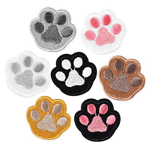 PHENOFICE 7Stücke Teiliges Hundepfoten Patches Selbstklebende Applikationen für Jeans Kleidung Hüte und Rucksäcke zur Reparatur und Dekoration Mehrere Farben PHENOFICE 7Stücke Teiliges Hundepfoten Patches Selbstklebende Applikationen für Jeans Kleidung Hüte und Rucksäcke zur Reparatur und Dekoration Mehrere Farben von PHENOFICE