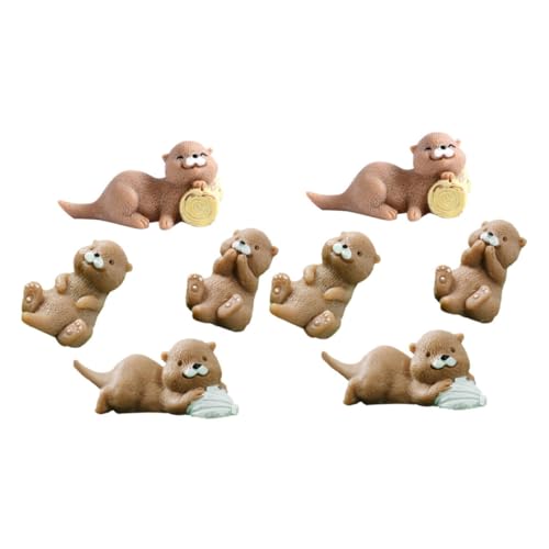 PHENOFICE 8 Stück Mini-tierfiguren Miniaturfiguren Minifiguren Winzige Tierfiguren Mini-Tiere Miniatur-Otter-Dekorationen Für Haus Garten Tischdekoration PHENOFICE 8 Stück Mini-tierfiguren Miniaturfiguren Minifiguren Winzige Tierfiguren Mini-Tiere Miniatur-Otter-Dekorationen Für Haus Garten Tischdekoration von PHENOFICE