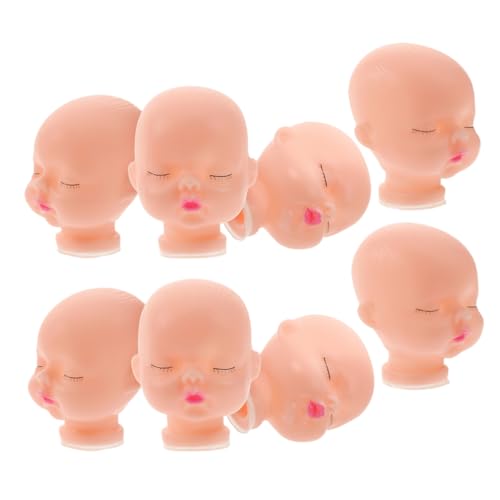 PHENOFICE 8 Stück Weicher Vinyl-puppenkopf, Mini-puppenkopf, Weicher Vinyl-spielzeugpuppe, Neulackierung, Schlüsselanhänger, Schlüsselanhänger, Herstellung Von Make-up-handmalerei-Puppen PHENOFICE 8 Stück Weicher Vinyl-puppenkopf, Mini-puppenkopf, Weicher Vinyl-spielzeugpuppe, Neulackierung, Schlüsselanhänger, Schlüsselanhänger, Herstellung Von Make-up-handmalerei-Puppen von PHENOFICE