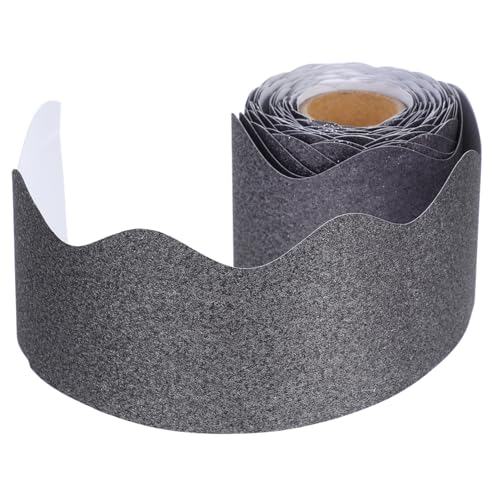 PHENOFICE Glitzernde Schwarze Brett Bordürenrolle Wasserfest Dekorative Bulletin Board Border Aufkleber Stilvolle Klassenzimmer Dekoration für Pinnwand und Blackboards PHENOFICE Glitzernde Schwarze Brett Bordürenrolle Wasserfest Dekorative Bulletin Board Border Aufkleber Stilvolle Klassenzimmer Dekoration für Pinnwand und Blackboards von PHENOFICE