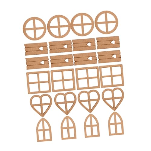 PHENOFICE Hohle Holzausschnitte – Stück Holzscheiben für Dekorations- und Bastelprojekte PHENOFICE Hohle Holzausschnitte – Stück Holzscheiben für Dekorations- und Bastelprojekte von PHENOFICE