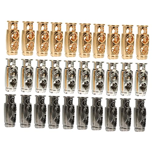PHENOFICE Kordelschnallen Mit Doppellöchern 30 Stück Kordelzüge Kordelstopper Für Hosen Und Hüte PHENOFICE Kordelschnallen Mit Doppellöchern 30 Stück Kordelzüge Kordelstopper Für Hosen Und Hüte von PHENOFICE