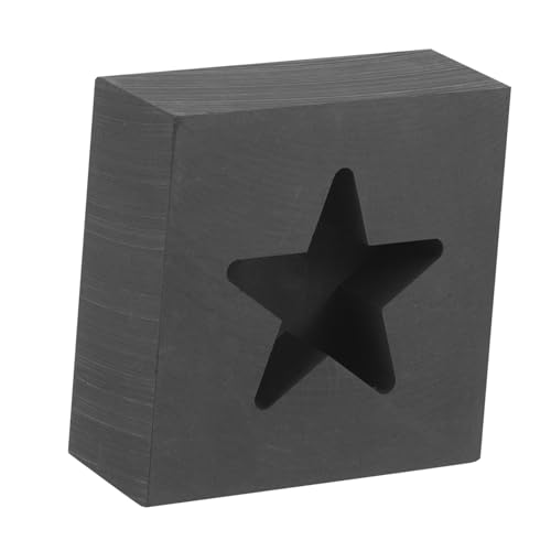 PHENOFICE Metallformen Zum Gießen Schmelzgussform Für Gold Und Silber Graphitform Mit Sternförmigem Schlitz Zum Raffinieren Von Schrott PHENOFICE Metallformen Zum Gießen Schmelzgussform Für Gold Und Silber Graphitform Mit Sternförmigem Schlitz Zum Raffinieren Von Schrott von PHENOFICE