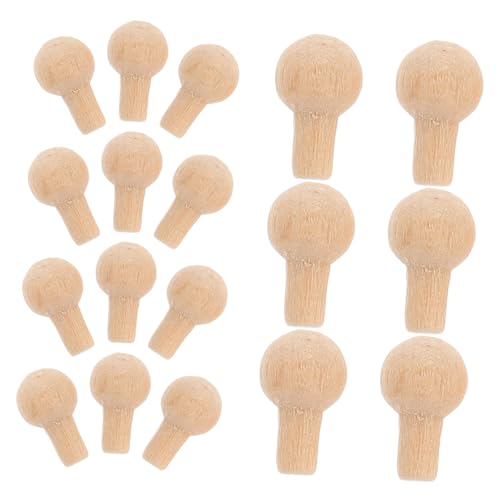 PHENOFICE Miniatur-möbelknöpfe-Set – 50 Stück Miniatur-türgriffe Im Maßstab 112 Miniatur-puppenhaus-Hardware Holzgriffe Für Puppenhaus Schrank Schublade von PHENOFICE