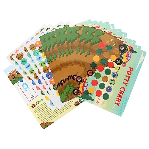 PHENOFICE Töpfchentraining-Aufkleber Tabelle Mit Sticker Zubehör Für Kleinkinder Selbstständiges Toilettentraining Motivierende Belohnungsaufkleber PHENOFICE Töpfchentraining-Aufkleber Tabelle Mit Sticker Zubehör Für Kleinkinder Selbstständiges Toilettentraining Motivierende Belohnungsaufkleber von PHENOFICE