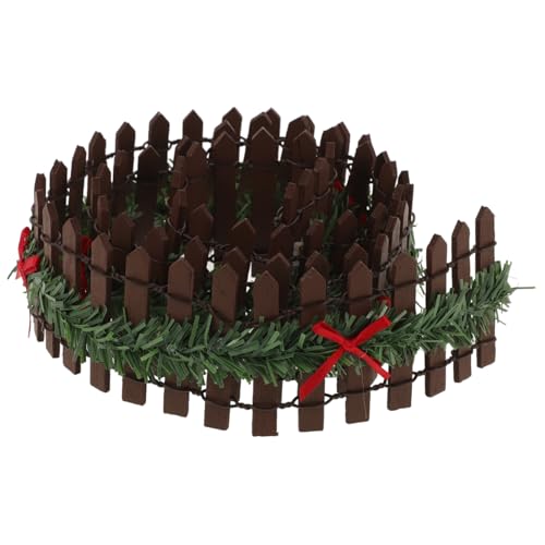 PHENOFICE Weihnachtsgartenzaun, Mikro Landschaftszubehör, Miniatur Gartendekoration, Weihnachtsdekoration, Garten Miniaturzaun, Miniatur Holzzaun, Kleiner Zaun Für Gartenzaun PHENOFICE Weihnachtsgartenzaun, Mikro Landschaftszubehör, Miniatur Gartendekoration, Weihnachtsdekoration, Garten Miniaturzaun, Miniatur Holzzaun, Kleiner Zaun Für Gartenzaun von PHENOFICE