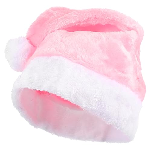 PHENOFICE Weihnachtsmannmütze Aus Plüsch Unisex-weihnachtspartymütze Feiertagskostümausrüstung Partyzubehör Für Weihnachten von PHENOFICE