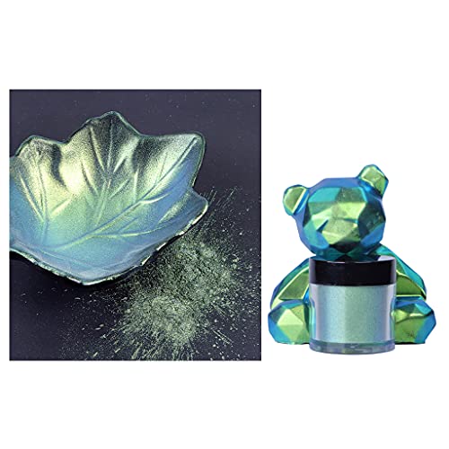PHILSP Chamäleon-Pulver, Farbverschiebung, Glimmerpulver für Epoxidharz, Perlpigment-Pulver zum Malen, Seife, Schleim, mehrfarbig, Chamäleon-Pulver, 4 Stück PHILSP Chamäleon-Pulver, Farbverschiebung, Glimmerpulver für Epoxidharz, Perlpigment-Pulver zum Malen, Seife, Schleim, mehrfarbig, Chamäleon-Pulver, 4 Stück von FangZin