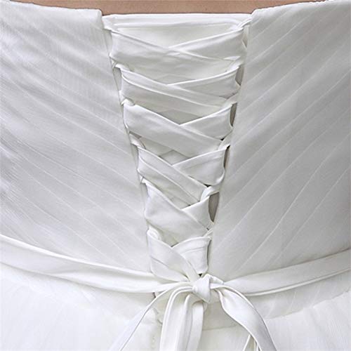 PHILSP118Inch Brautkleid Reißverschluss Ersatz verstellbare Korsett-Rücken Kit Schnür Satin Band Krawatten für Braut Bankett Abendkleid Weiß PHILSP118Inch Brautkleid Reißverschluss Ersatz verstellbare Korsett-Rücken Kit Schnür Satin Band Krawatten für Braut Bankett Abendkleid Weiß von PHILSP