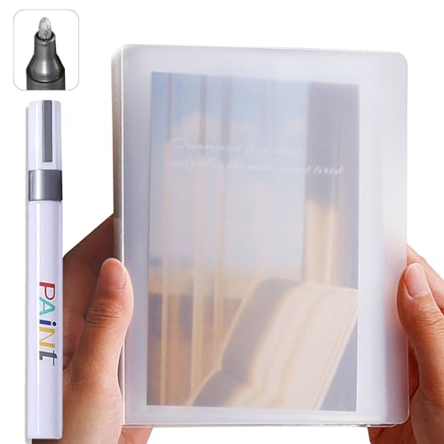 Kleines Fotoalbum, 15,2 x 10,2 cm, kleines Fotobuch mit 40 transparenten Innenseiten für 80 Bilder, klares Einband für Baby, Familie, Jahrestag, Hochzeit, Reisen und Urlaub Kleines Fotoalbum, 15,2 x 10,2 cm, kleines Fotobuch mit 40 transparenten Innenseiten für 80 Bilder, klares Einband für Baby, Familie, Jahrestag, Hochzeit, Reisen und Urlaub von PHIOMUUE