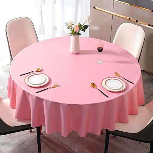 PHLCF Runde Tischdecke, 180 cm, Wasserabweisende, auslaufsichere Tischdecke aus Polyester, waschbare Tischdecke, PVC-Tischdecke für runde Tische, für den Innen- und Außenbereich PHLCF Runde Tischdecke, 180 cm, Wasserabweisende, auslaufsichere Tischdecke aus Polyester, waschbare Tischdecke, PVC-Tischdecke für runde Tische, für den Innen- und Außenbereich von PHLCF